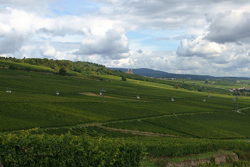 Seilbahn vom Aussichtspunkt Ramstein